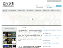 Tablet Screenshot of esswe.org